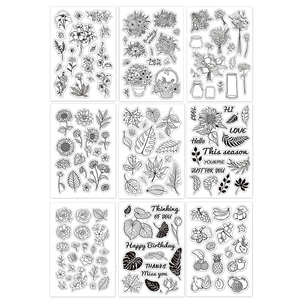 PandaHall Globleland 9 Sheets 9 Style PVC Plastic Stamps, for DIY Scrapbooking, Photo Album Decorative, Cards Making, Stamp Sheets, Floral &...
PandaHall Globleland 9 Sheets 9 Style PVC Plastic Stamps, for DIY Scrapbooking, Photo Album Decorative, Cards Making, Stamp Sheets, Floral &...