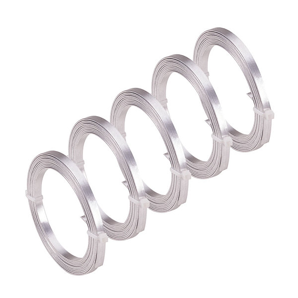 PandaHall Aluminum Wire, Bendable Metal Craft Wire, Flat Craft Wire, Bezel Strip Wire for Cabochons Jewelry Making, Silver Color Plated...
PandaHall Aluminum Wire, Bendable Metal Craft Wire, Flat Craft Wire, Bezel Strip Wire for Cabochons Jewelry Making, Silver Color Plated...