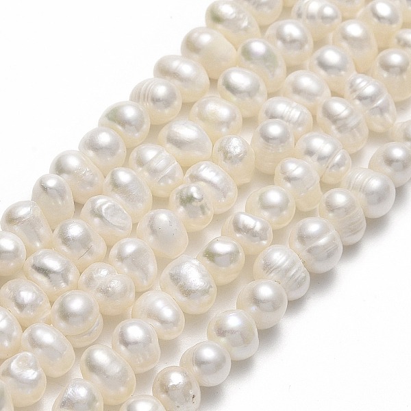 PandaHall Natural Cultured Freshwater Pearl Beads Strands, Potato, Beige, 5~5.5x5.5~6x5~5.5mm, Hole: 0.7mm, about 69~71pcs/strand..., Yellow
PandaHall Natural Cultured Freshwater Pearl Beads Strands, Potato, Beige, 5~5.5x5.5~6x5~5.5mm, Hole: 0.7mm, about 69~71pcs/strand..., Yellow