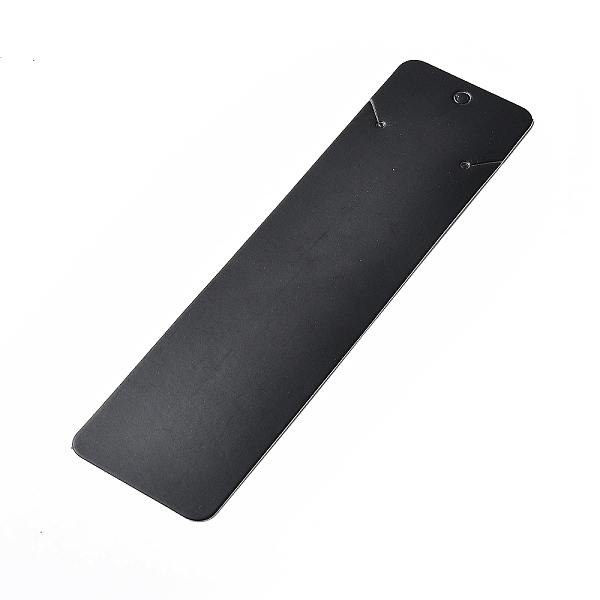 PandaHall Paper Jewelry Display Cards, for Necklaces Storage, Rectangle, Black, 21x5.5x0.05cm, Hole: 6mm and 3mm Paper Rectangle Black
PandaHall Paper Jewelry Display Cards, for Necklaces Storage, Rectangle, Black, 21x5.5x0.05cm, Hole: 6mm and 3mm Paper Rectangle Black