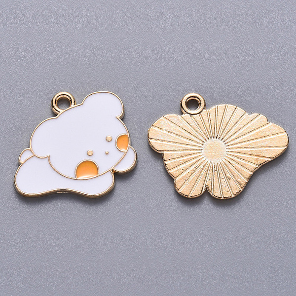 PandaHall Alloy Enamel Pendants, Dog, Light Gold, White, 20.5x26x1.5mm, Hole: 2mm Alloy+Enamel Rabbit White
PandaHall Alloy Enamel Pendants, Dog, Light Gold, White, 20.5x26x1.5mm, Hole: 2mm Alloy+Enamel Rabbit White