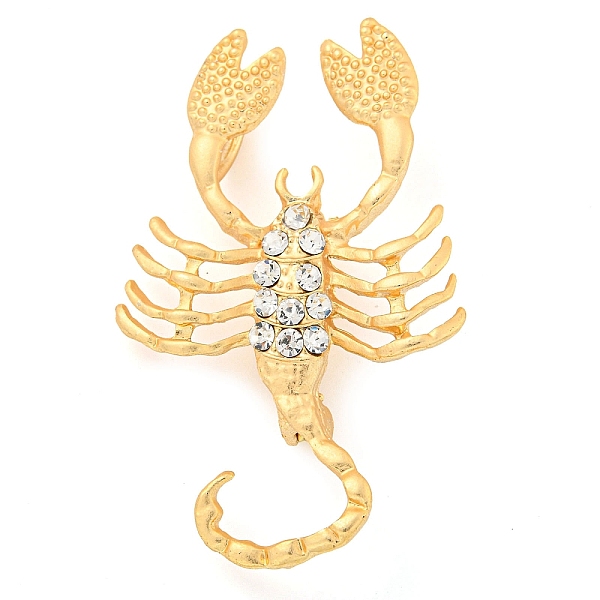 PandaHall Golden Zinc Alloy with Rhinestone Brooches, Twelve Constellations, Scorpio, 55x35x9mm Alloy+Rhinestone Scorpio
PandaHall Golden Zinc Alloy with Rhinestone Brooches, Twelve Constellations, Scorpio, 55x35x9mm Alloy+Rhinestone Scorpio