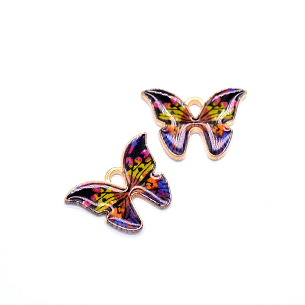 PandaHall Alloy Enamel Pendants, Butterfly Charms, Light Gold, Colorful, 21x15mm Alloy+Enamel Butterfly
PandaHall Alloy Enamel Pendants, Butterfly Charms, Light Gold, Colorful, 21x15mm Alloy+Enamel Butterfly