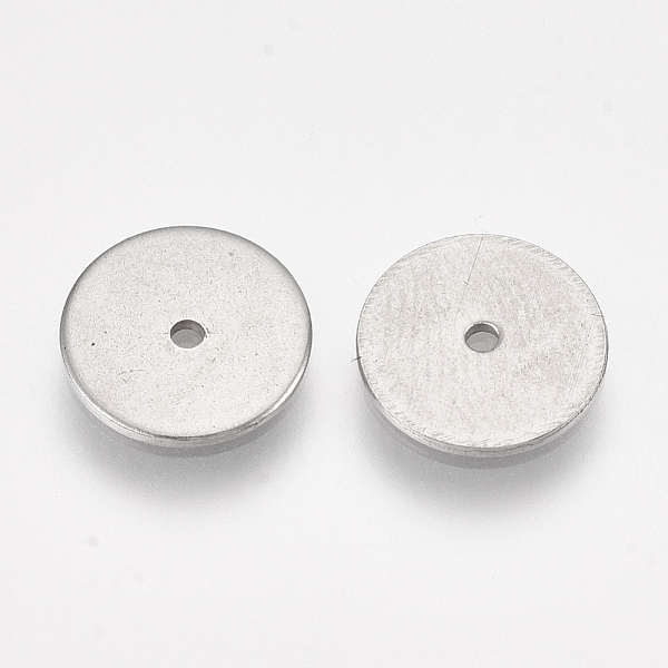 PandaHall 304 Stainless Steel Spacer Beads, Flat Round/Disc, Stainless Steel Color, 10x1mm, Hole: 1mm 304 Stainless Steel Disc
PandaHall 304 Stainless Steel Spacer Beads, Flat Round/Disc, Stainless Steel Color, 10x1mm, Hole: 1mm 304 Stainless Steel Disc