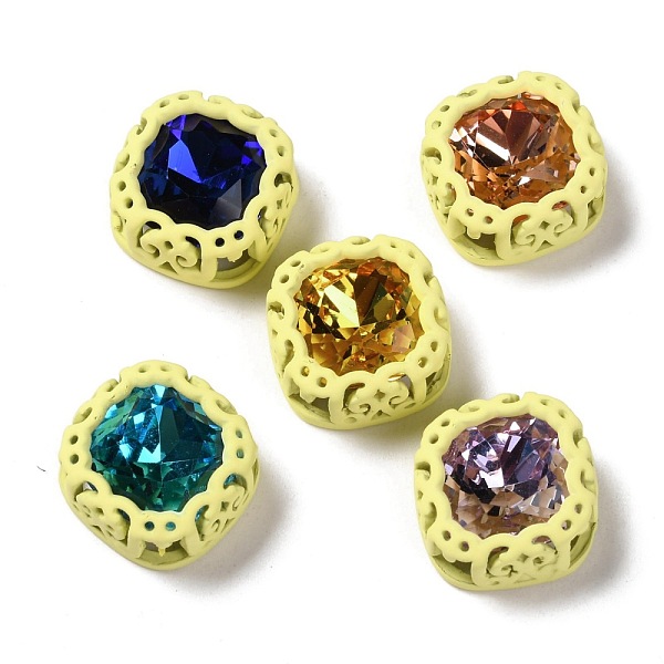 PandaHall Sew on Rhinestone, Glass Rhinestone, with Brass Findings, Garments Accessories, Squre, Mixed Color, Yellow, 12.5x12.5x6mm Glass...
PandaHall Sew on Rhinestone, Glass Rhinestone, with Brass Findings, Garments Accessories, Squre, Mixed Color, Yellow, 12.5x12.5x6mm Glass...