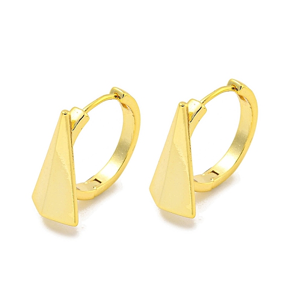 PandaHall Brass Hoop Earrings, Triangle, Real 18K Gold Plated, 16.5x9mm Brass Triangle
PandaHall Brass Hoop Earrings, Triangle, Real 18K Gold Plated, 16.5x9mm Brass Triangle