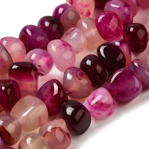 PandaHall Natural Agate Beads Strands, Dyed & Heated, Nuggets, Tumbled Stone, Pale Violet Red, 6.5~13x10~13x1.5~11mm, Hole: 1.6mm, about...
PandaHall Natural Agate Beads Strands, Dyed & Heated, Nuggets, Tumbled Stone, Pale Violet Red, 6.5~13x10~13x1.5~11mm, Hole: 1.6mm, about...
