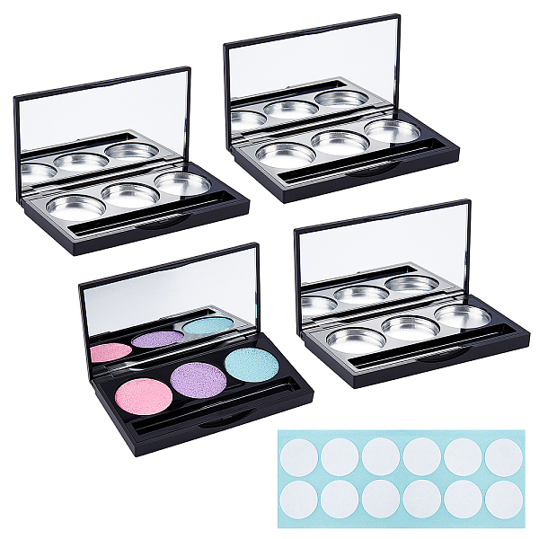 PandaHall DIY Empty Eyeshadow Box, Plastic 3 Compartments Eyeshadow Palettes Sub Boxes, with Empty Round Aluminum Palette Pans, Black...
PandaHall DIY Empty Eyeshadow Box, Plastic 3 Compartments Eyeshadow Palettes Sub Boxes, with Empty Round Aluminum Palette Pans, Black...