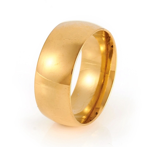PandaHall 201 Stainless Steel Plain Band Rings, Golden, Size 7, Inner Diameter: 17mm, 8mm 201 Stainless Steel
PandaHall 201 Stainless Steel Plain Band Rings, Golden, Size 7, Inner Diameter: 17mm, 8mm 201 Stainless Steel
