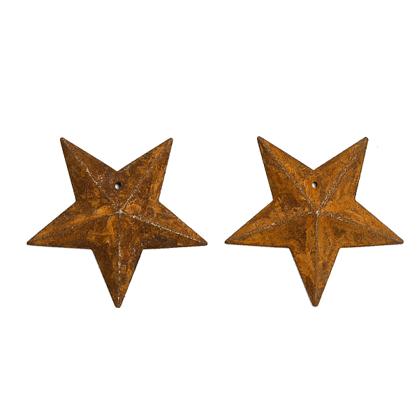 PandaHall Rust Iron Pendants, Star, Saddle Brown, 42.5x45x4mm, Hole: 1.2mm Iron Star
PandaHall Rust Iron Pendants, Star, Saddle Brown, 42.5x45x4mm, Hole: 1.2mm Iron Star