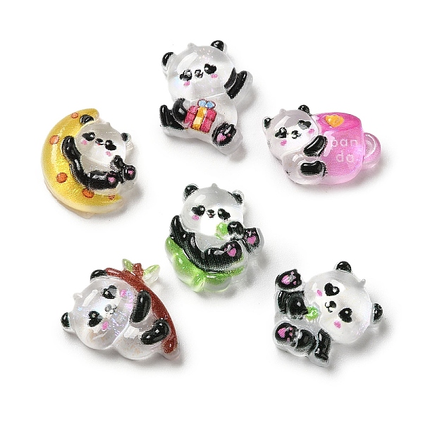 PandaHall Translucent Resin Animal Cabochons, Cute Panda, Mixed Color, 8~11x10~11.5x3.5~4mm Resin Panda Multicolor
PandaHall Translucent Resin Animal Cabochons, Cute Panda, Mixed Color, 8~11x10~11.5x3.5~4mm Resin Panda Multicolor