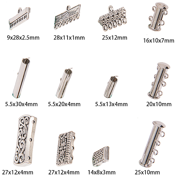 PandaHall SUNNYCLUE Brass Magnetic Slide Lock Clasps, Alloy Chandelier Component/Multi-Strand Links and Iron Slide On End Clasp, Mixed Color...
PandaHall SUNNYCLUE Brass Magnetic Slide Lock Clasps, Alloy Chandelier Component/Multi-Strand Links and Iron Slide On End Clasp, Mixed Color...