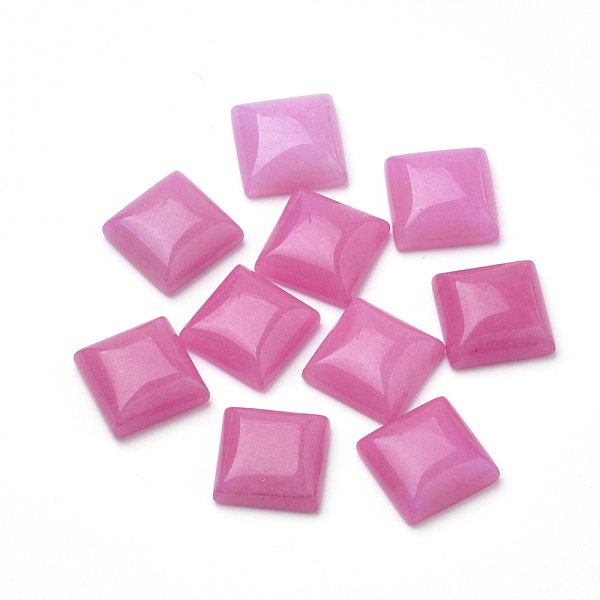 PandaHall Natural White Jade Cabochons, Dyed, Square, Hot Pink, 10x10x5mm White Jade Square Pink
PandaHall Natural White Jade Cabochons, Dyed, Square, Hot Pink, 10x10x5mm White Jade Square Pink