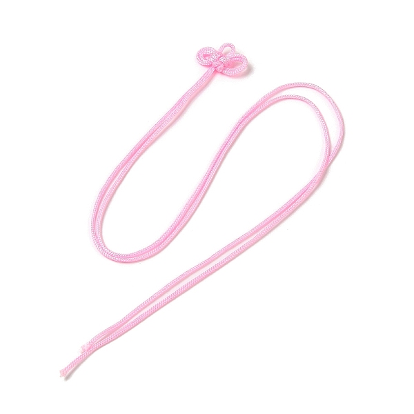PandaHall Nylon Lucky Knot Cord Amulet Yuki Pendant Decorations, for Lucky Charm Knot, Pearl Pink, 392~400mm Nylon Others
PandaHall Nylon Lucky Knot Cord Amulet Yuki Pendant Decorations, for Lucky Charm Knot, Pearl Pink, 392~400mm Nylon Others