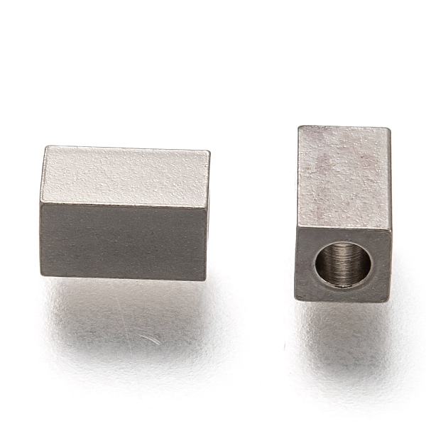 PandaHall 304 Stainless Steel Beads, Cuboid, Stainless Steel Color, 7x4x4mm, Hole: 2mm 304 Stainless Steel Cuboid
PandaHall 304 Stainless Steel Beads, Cuboid, Stainless Steel Color, 7x4x4mm, Hole: 2mm 304 Stainless Steel Cuboid