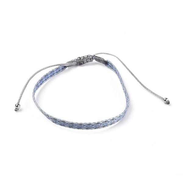 PandaHall Unisex Adjustable Braided Bead Bracelets, with Stainless Steel Beads, Gray, 1-7/8 inch~3 inch(4.7~7.5cm) Polyester Gray
PandaHall Unisex Adjustable Braided Bead Bracelets, with Stainless Steel Beads, Gray, 1-7/8 inch~3 inch(4.7~7.5cm) Polyester Gray