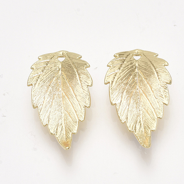 PandaHall Brass Pendants, Nickel Free, Leaf, Real 18K Gold Plated, 22x12x4.5mm, Hole: 1.2mm Brass Leaf
PandaHall Brass Pendants, Nickel Free, Leaf, Real 18K Gold Plated, 22x12x4.5mm, Hole: 1.2mm Brass Leaf