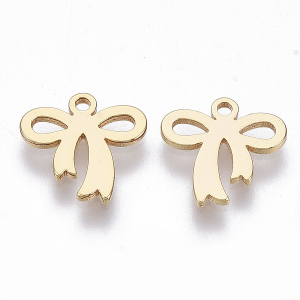 PandaHall Brass Charms, Nickel Free, Bowknot, Real 18K Gold Plated, 10.5x11x1mm, Hole: 1.2mm Brass Bowknot
PandaHall Brass Charms, Nickel Free, Bowknot, Real 18K Gold Plated, 10.5x11x1mm, Hole: 1.2mm Brass Bowknot