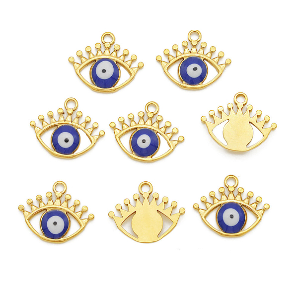 PandaHall Stainless Steel Enamel Pendant, Evil Eyes, Eye, 16x20mm, Hole: 2.1mm Stainless Steel+Enamel Eye
PandaHall Stainless Steel Enamel Pendant, Evil Eyes, Eye, 16x20mm, Hole: 2.1mm Stainless Steel+Enamel Eye