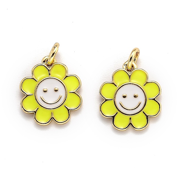 PandaHall Brass Enamel Charms, Real 18K Gold Plated, Long-Lasting Plated, Flower, Yellow, 14.5x13x1.5mm, Hole: 3mm Brass Flower Yellow
PandaHall Brass Enamel Charms, Real 18K Gold Plated, Long-Lasting Plated, Flower, Yellow, 14.5x13x1.5mm, Hole: 3mm Brass Flower Yellow