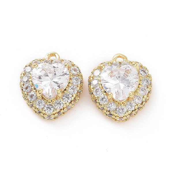 PandaHall Brass Micro Pave Cubic Zirconia Pendants, Heart, Golden, 15.5x13.5x8mm, Hole: 1.5mm Brass+Cubic Zirconia Heart Clear
PandaHall Brass Micro Pave Cubic Zirconia Pendants, Heart, Golden, 15.5x13.5x8mm, Hole: 1.5mm Brass+Cubic Zirconia Heart Clear