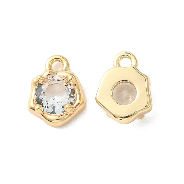 PandaHall Brass Micro Pave Cubic Zirconia Charms, Irregular Shape Charm, Real 18K Gold Plated, Clear, 9x7x3mm, Hole: 1.4mm Brass+Cubic...
PandaHall Brass Micro Pave Cubic Zirconia Charms, Irregular Shape Charm, Real 18K Gold Plated, Clear, 9x7x3mm, Hole: 1.4mm Brass+Cubic...
