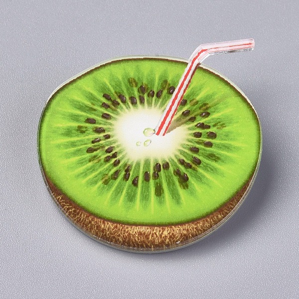 PandaHall Acrylic Badges Brooch Pins, Cute Lapel Pin, for Clothing Bags Jackets Accessory DIY Crafts, Kiwi Fruit, Green, 39x37x8.5mm, Pin...
PandaHall Acrylic Badges Brooch Pins, Cute Lapel Pin, for Clothing Bags Jackets Accessory DIY Crafts, Kiwi Fruit, Green, 39x37x8.5mm, Pin...
