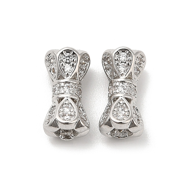 PandaHall Brass Micro Pave Cubic Zirconia Beads, Column with Teardrop, Real Platinum Plated, 10.5x5.5x5.3mm, Hole: 1.2mm Brass+Cubic...
PandaHall Brass Micro Pave Cubic Zirconia Beads, Column with Teardrop, Real Platinum Plated, 10.5x5.5x5.3mm, Hole: 1.2mm Brass+Cubic...