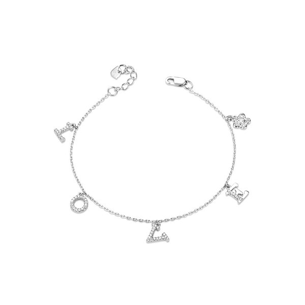 PandaHall TINYSAND Valentine's Day Gift 925 Sterling Silver Cubic Zirconia LOVE Charm Bracelet, Silver, 189.2mm Sterling Silver
PandaHall TINYSAND Valentine's Day Gift 925 Sterling Silver Cubic Zirconia LOVE Charm Bracelet, Silver, 189.2mm Sterling Silver