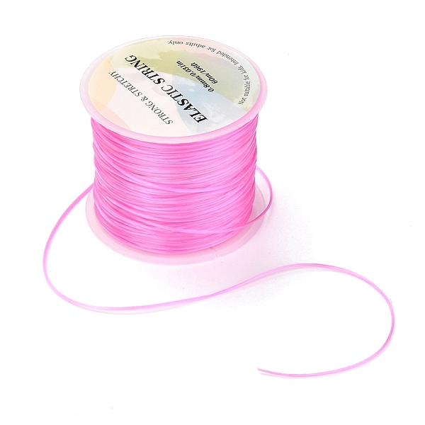 PandaHall Flat Elastic Crystal String, Elastic Beading Thread, for Stretch Bracelet Making, Pink, 0.8mm, about 65.61 yards(60m)/roll Spandex...
PandaHall Flat Elastic Crystal String, Elastic Beading Thread, for Stretch Bracelet Making, Pink, 0.8mm, about 65.61 yards(60m)/roll Spandex...