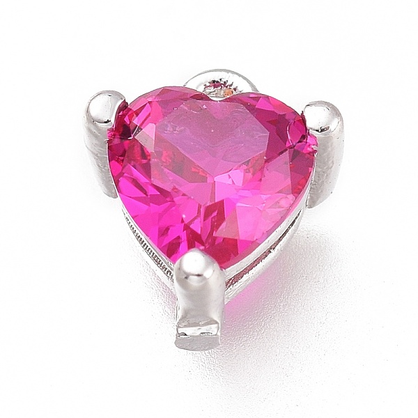 PandaHall Brass Micro Pave Cubic Zirconia Charms, Long-Lasting Plated, Heart, Platinum, Fuchsia, 7x6.5x4mm, Hole: 0.8mm Brass+Cubic Zirconia..., Pink
PandaHall Brass Micro Pave Cubic Zirconia Charms, Long-Lasting Plated, Heart, Platinum, Fuchsia, 7x6.5x4mm, Hole: 0.8mm Brass+Cubic Zirconia..., Pink