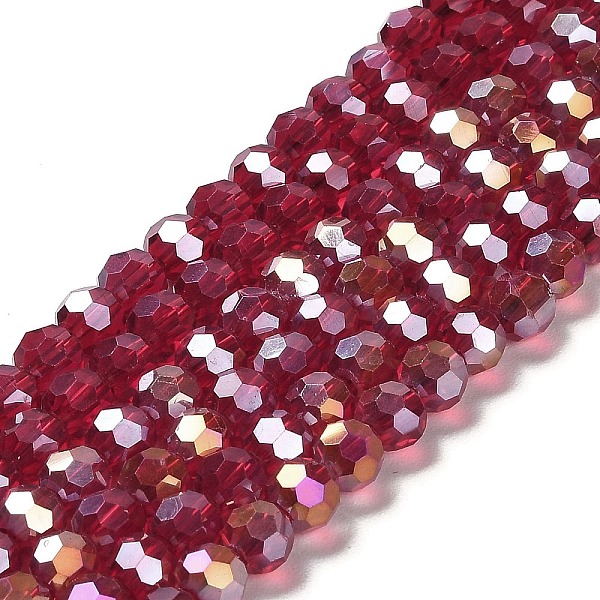 PandaHall Transparent Glass Beads, 32 Facets, AB Color Plated, Round, Dark Red, 6x5.5mm, Hole: 1.2mm, about 91~93pcs/strand, 19.57''~19.92''...
PandaHall Transparent Glass Beads, 32 Facets, AB Color Plated, Round, Dark Red, 6x5.5mm, Hole: 1.2mm, about 91~93pcs/strand, 19.57''~19.92''...