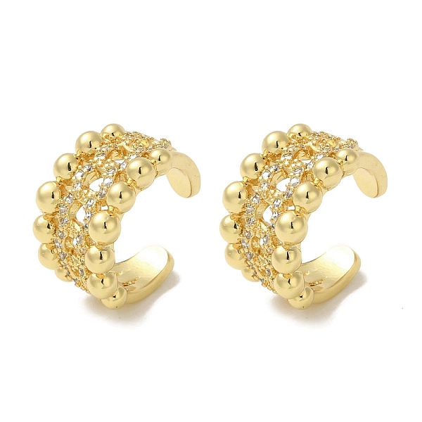 PandaHall Rack Plating Brass Micro Pave Clear Cubic Zirconia Twisted Chain Ring Cuff Earrings for Women, Cadmium Free & Lead Free...
PandaHall Rack Plating Brass Micro Pave Clear Cubic Zirconia Twisted Chain Ring Cuff Earrings for Women, Cadmium Free & Lead Free...