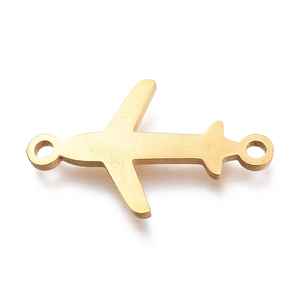 PandaHall 304 Stainless Steel Links Connectors, Laser Cut, Plane Shape, Golden, 12x20x1mm, Hole: 1.5mm 304 Stainless Steel Others
PandaHall 304 Stainless Steel Links Connectors, Laser Cut, Plane Shape, Golden, 12x20x1mm, Hole: 1.5mm 304 Stainless Steel Others