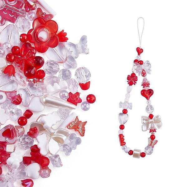 PandaHall 150 Pieces Random Rose Acrylic Beads Bear Pastel Spacer Beads Butterfly Loose Beads for Jewelry Keychain Phone Lanyard Making, Red...
PandaHall 150 Pieces Random Rose Acrylic Beads Bear Pastel Spacer Beads Butterfly Loose Beads for Jewelry Keychain Phone Lanyard Making, Red...