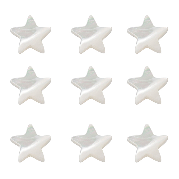 PandaHall Natural Trochid Shell/Trochus Shell Beads, Bleach, Star, Seashell Color, 9~10x9~11x2.5mm, Hole: 0.5mm, 30pcs/bag Trochus Shell...
PandaHall Natural Trochid Shell/Trochus Shell Beads, Bleach, Star, Seashell Color, 9~10x9~11x2.5mm, Hole: 0.5mm, 30pcs/bag Trochus Shell...