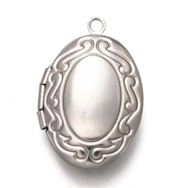 PandaHall 316 Stainless Steel Locket Pendants, Photo Frame Charms for Necklaces, Oval, Stainless Steel Color, 24x16x5.5mm, Hole: 1.6mm...
PandaHall 316 Stainless Steel Locket Pendants, Photo Frame Charms for Necklaces, Oval, Stainless Steel Color, 24x16x5.5mm, Hole: 1.6mm...