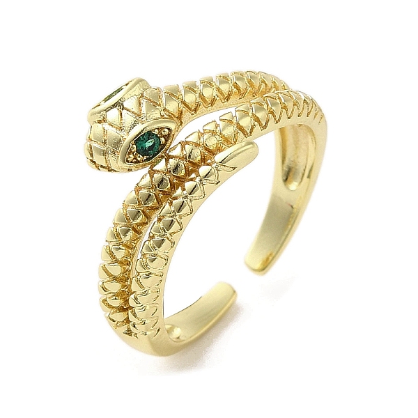 PandaHall Rack Plating Brass Micro Pave Cubic Zirconia Finger Ring, Cuff Ring, Long-Lasting Plated, Cadmium Free & Lead Free, Snake, Real..., Green
PandaHall Rack Plating Brass Micro Pave Cubic Zirconia Finger Ring, Cuff Ring, Long-Lasting Plated, Cadmium Free & Lead Free, Snake, Real..., Green