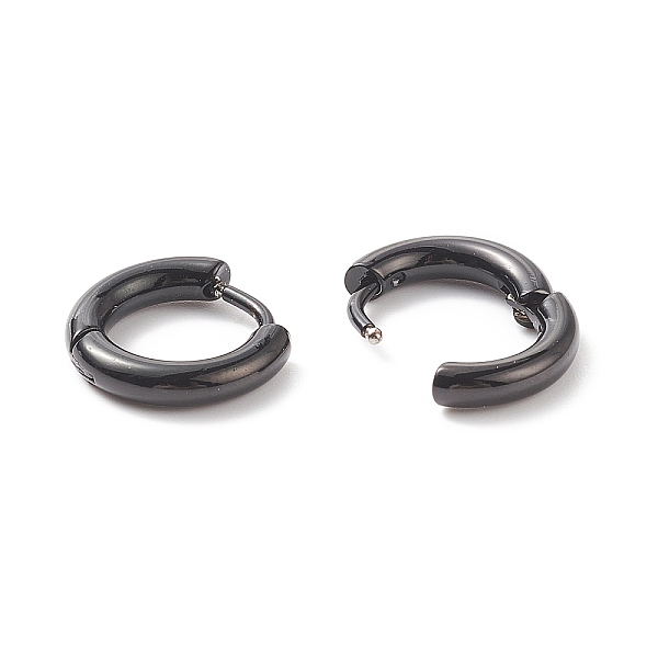 PandaHall 304 Stainless Steel Huggie Hoop Earrings, Hypoallergenic Earrings, Thick Hoop Earrings, Ring, Electrophoresis Black, 10 Gauge...
PandaHall 304 Stainless Steel Huggie Hoop Earrings, Hypoallergenic Earrings, Thick Hoop Earrings, Ring, Electrophoresis Black, 10 Gauge...