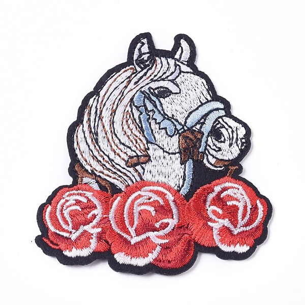 PandaHall Computerized Embroidery Cloth Iron on/Sew on Patches, Costume Accessories, Appliques, Horse with Rose, Colorful, 78x72x1.5mm Cloth...
PandaHall Computerized Embroidery Cloth Iron on/Sew on Patches, Costume Accessories, Appliques, Horse with Rose, Colorful, 78x72x1.5mm Cloth...