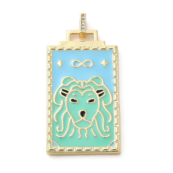 PandaHall Brass Micro Pave Cubic Zirconia Pendant with Enamel, Rectangle, Medium Turquoise, 45.5x25.5x2.5mm, Hole: 4.5mm Brass+Cubic...
PandaHall Brass Micro Pave Cubic Zirconia Pendant with Enamel, Rectangle, Medium Turquoise, 45.5x25.5x2.5mm, Hole: 4.5mm Brass+Cubic...