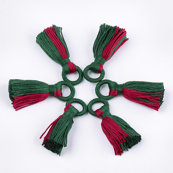 PandaHall Polycotton(Polyester Cotton) Tassel Big Pendant Decorations, Two Tone, Dark Green, 65~68x22x10~15mm, Hole: 14.5x10mm Polycotton...
PandaHall Polycotton(Polyester Cotton) Tassel Big Pendant Decorations, Two Tone, Dark Green, 65~68x22x10~15mm, Hole: 14.5x10mm Polycotton...