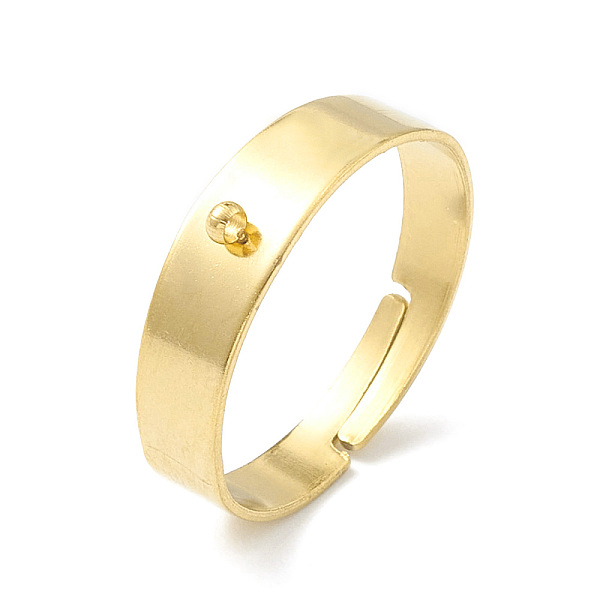 PandaHall 304 Stainless Steel Loop Ring Bases, Adjustable Finger Ring, Golden, 4~5x0.6mm, Hole: 1.2mm, Inner Diameter: 18mm 304 Stainless...
PandaHall 304 Stainless Steel Loop Ring Bases, Adjustable Finger Ring, Golden, 4~5x0.6mm, Hole: 1.2mm, Inner Diameter: 18mm 304 Stainless...
