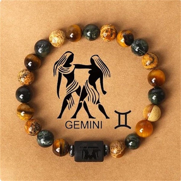 PandaHall Twelve Constellation Natural Tiger Eye water Beads Bracelet, Gemini, 7-1/8 inch(18cm) Tiger Eye Gemini
PandaHall Twelve Constellation Natural Tiger Eye water Beads Bracelet, Gemini, 7-1/8 inch(18cm) Tiger Eye Gemini