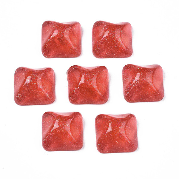 PandaHall Transparent Resin Cabochons, Water Ripple Cabochons, with Glitter Powder, Square, Red, 16x16x8.5~9mm Resin Square Red
PandaHall Transparent Resin Cabochons, Water Ripple Cabochons, with Glitter Powder, Square, Red, 16x16x8.5~9mm Resin Square Red