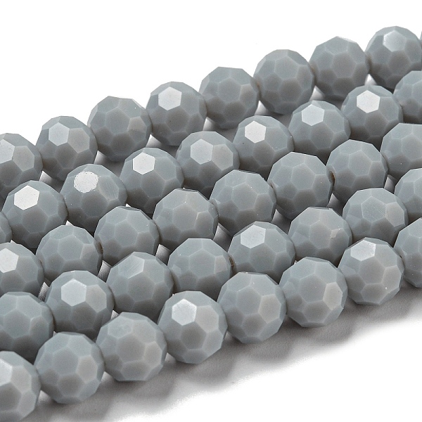 PandaHall Opaque Glass Beads Stands, Faceted(32 Facets), Round, Gray, 8mm, Hole: 1mm, about 65~67pcs/strand, 49~50cm Glass Round Gray
PandaHall Opaque Glass Beads Stands, Faceted(32 Facets), Round, Gray, 8mm, Hole: 1mm, about 65~67pcs/strand, 49~50cm Glass Round Gray