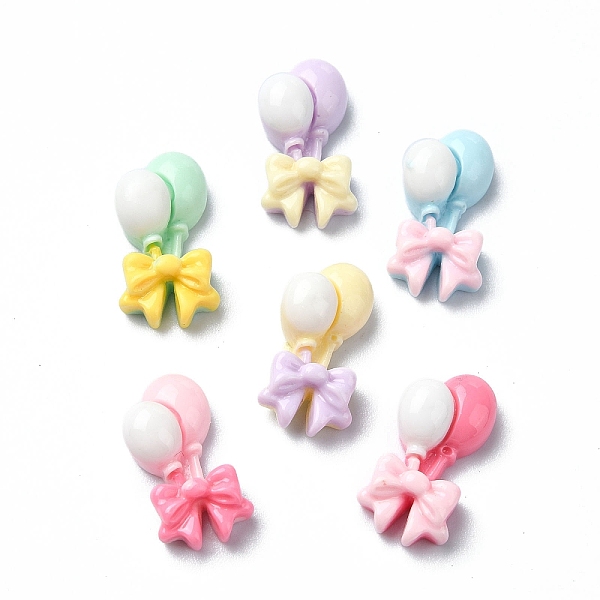 PandaHall Macaron Color Opaque Resin Decoden Cabochons, Mixed Color, Balloon with Bowknot, 14x7.5x6mm Resin Balloon Multicolor
PandaHall Macaron Color Opaque Resin Decoden Cabochons, Mixed Color, Balloon with Bowknot, 14x7.5x6mm Resin Balloon Multicolor