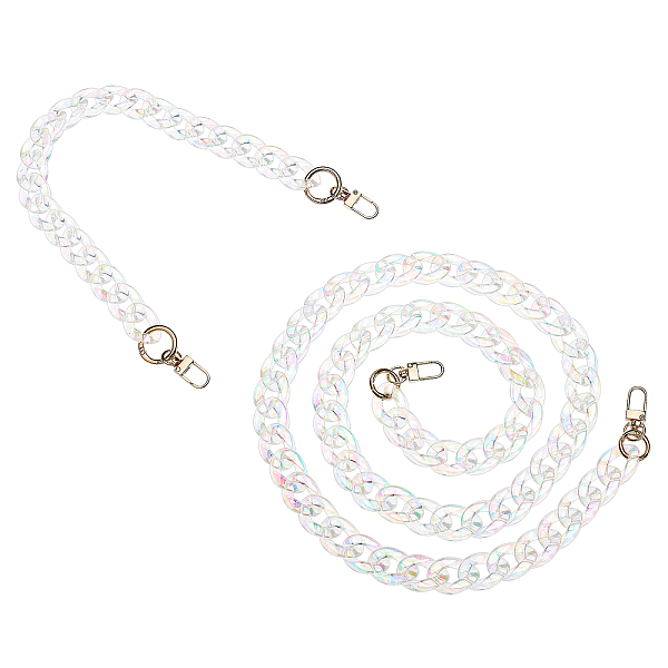 PandaHall 2Pcs 2 Style Acrylic Bag Handles, with Alloy Swivel Clasps, for Bag Straps Replacement Accessories, Clear AB, 1pc/style Acrylic..., White
PandaHall 2Pcs 2 Style Acrylic Bag Handles, with Alloy Swivel Clasps, for Bag Straps Replacement Accessories, Clear AB, 1pc/style Acrylic..., White