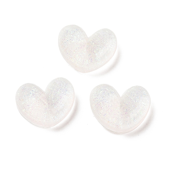 PandaHall Translucent Resin Cabochons, with Glitter Powder, Heart, White, 15.5x20x6mm Resin Heart White
PandaHall Translucent Resin Cabochons, with Glitter Powder, Heart, White, 15.5x20x6mm Resin Heart White
