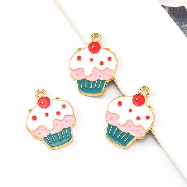 PandaHall Eco-Friendly Alloy Enamel Pendants, Cadmium Free & Lead Free & Nickel Free, Cup Cake, Light Gold, Colorful, 22x17x1.2mm, Hole...
PandaHall Eco-Friendly Alloy Enamel Pendants, Cadmium Free & Lead Free & Nickel Free, Cup Cake, Light Gold, Colorful, 22x17x1.2mm, Hole...